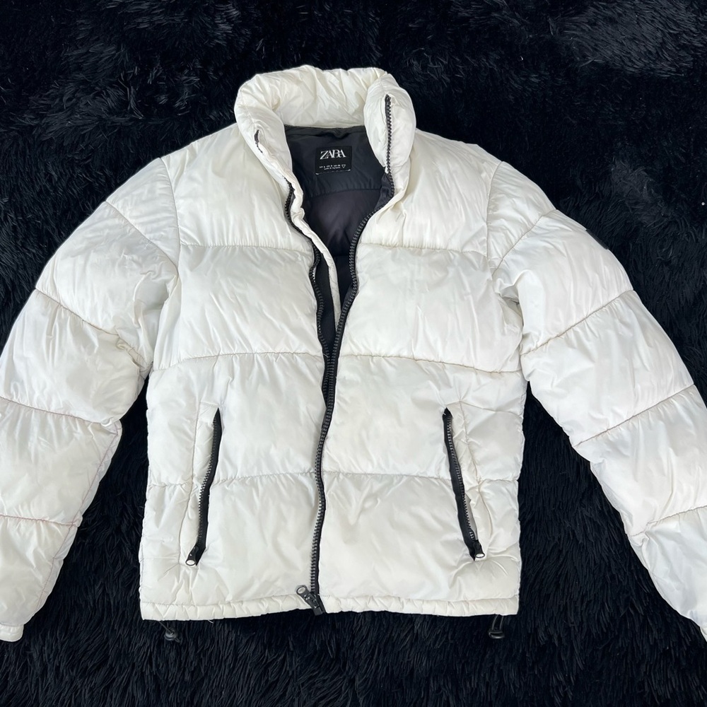 Cream Puffer Jacket
